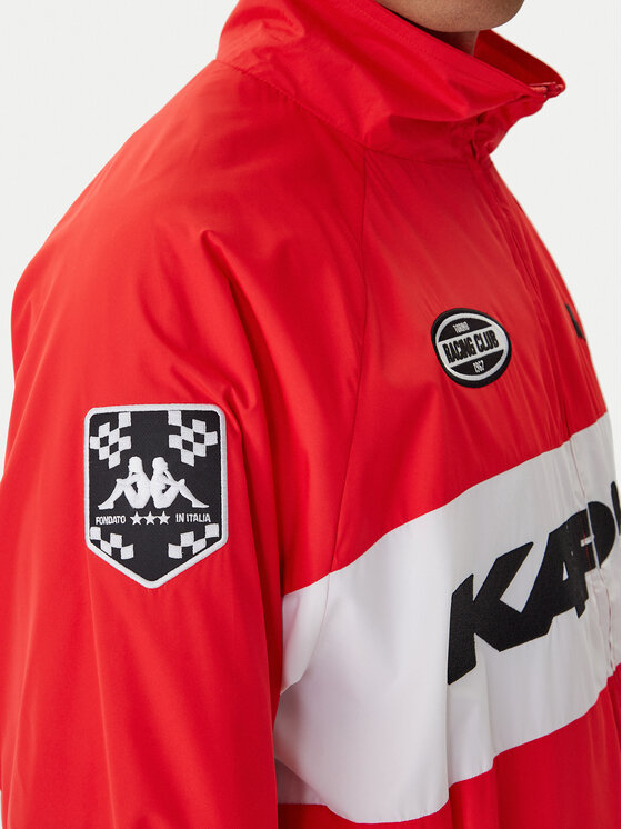 Kappa Kappa Jakna protiv vjetra Authentic Sullix 382568W Crvena Oversize