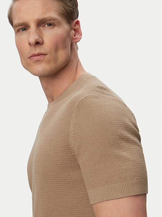 JOOP! Jeans JOOP! Jeans Футболка Sandero 30101597 Світло-бежевий Regular Fit
