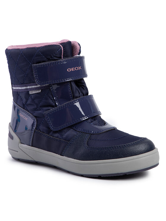 Geox Čižmy Geox J Sleigh G.B Abx D J949SD 0FU50 C8015 S Fialová