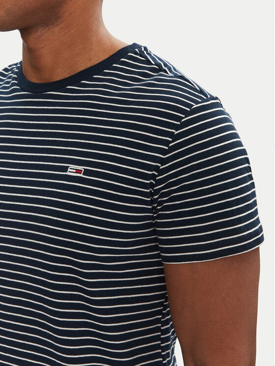 Tommy Jeans Tommy Jeans Camiseta DM0DM20377 Azul marino Slim Fit