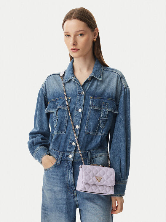 Guess Сумка Guess Giully II Mini HWQG96 73740 Фіолетовий