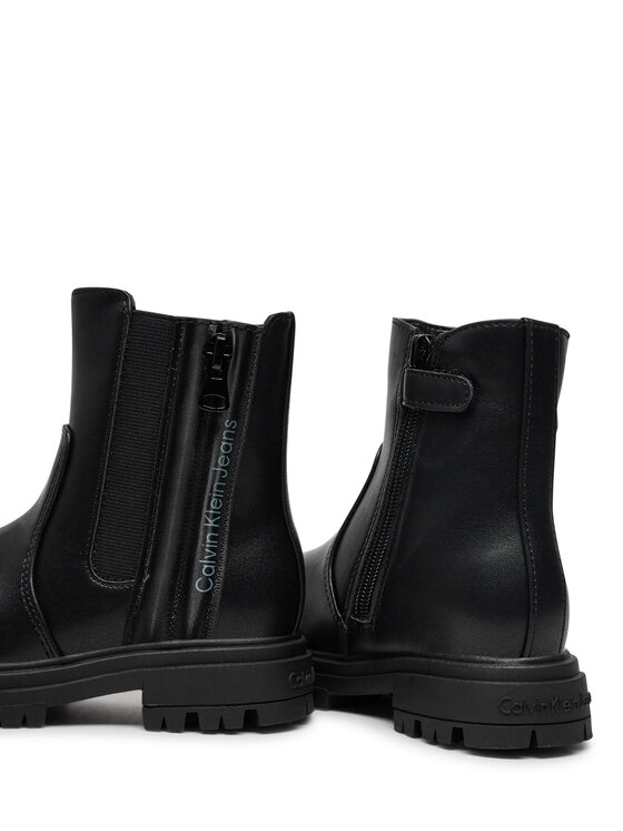 Calvin Klein Jeans Боти Calvin Klein Jeans Chelsea Boot V3A5-81019-1355 M Черен
