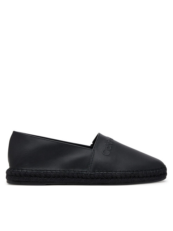 Calvin Klein Espadrilky Calvin Klein Espadrille Lth HM0HM01882 Čierna