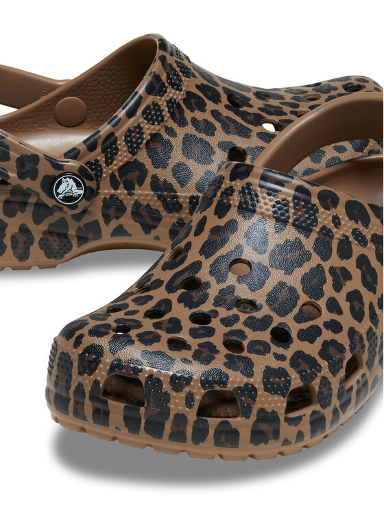 Crocs Шльопанці Crocs Classic Animal Clog 211800 Коричневий