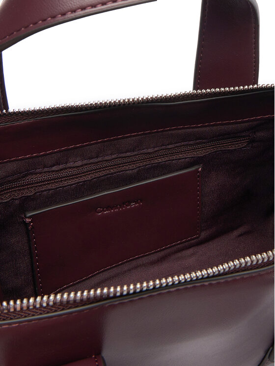 Calvin Klein Kabelka Calvin Klein Webbing Strap Pocket Bag LV04F3291G Bordová