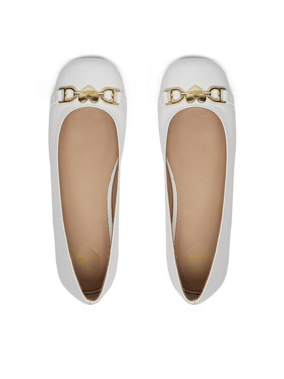 LOVE MOSCHINO Балетки LOVE MOSCHINO JA11011G1MII0100 Білий