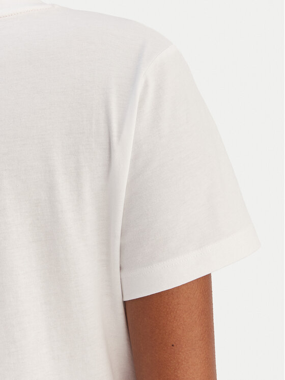 BOSS BOSS Camiseta Elove 50554696 Blanco Slim Fit