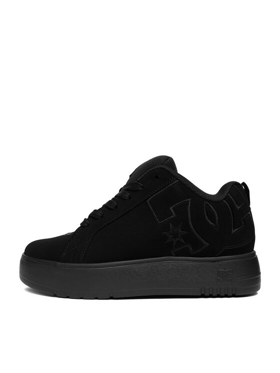 DC Shoes Снікерcи DC Shoes EO-COURT GRAFFIK PLATFORM DC02422002 Чорний