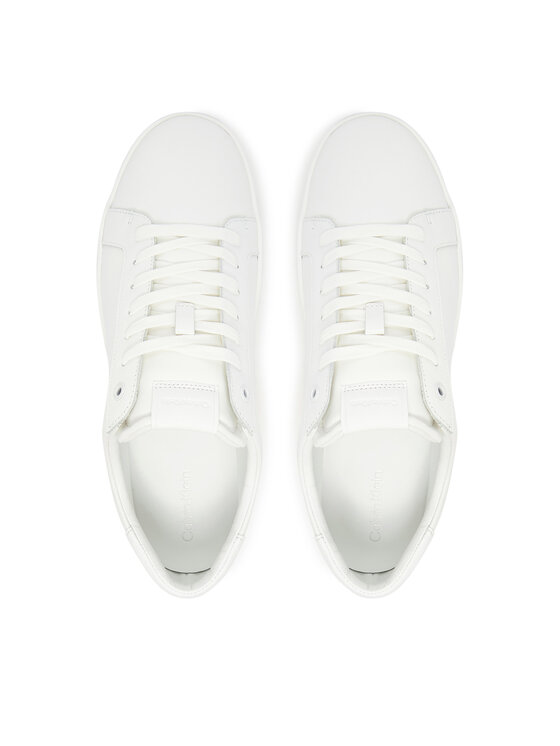 Calvin Klein Superge Calvin Klein Low Top Lace Up Lth HM0HM01971 Bela