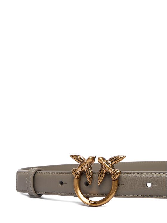 PINKO Opasok PINKO Love Berry H2 Belt AI 25-26 PLT01 100143 A0F1 Sivá
