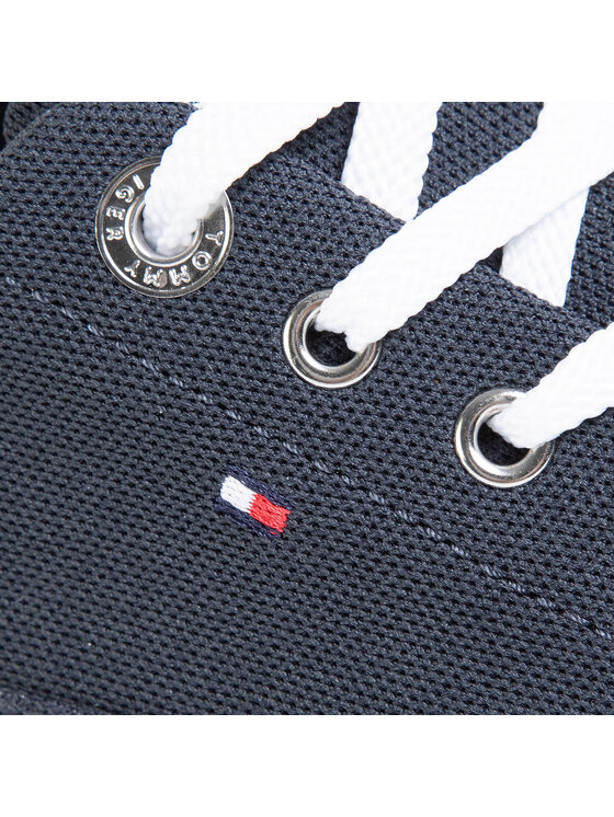 Tommy Hilfiger Zapatillas de tenis Tommy Hilfiger Glitter Flatform Sneaker FW0FW04693 Azul marino
