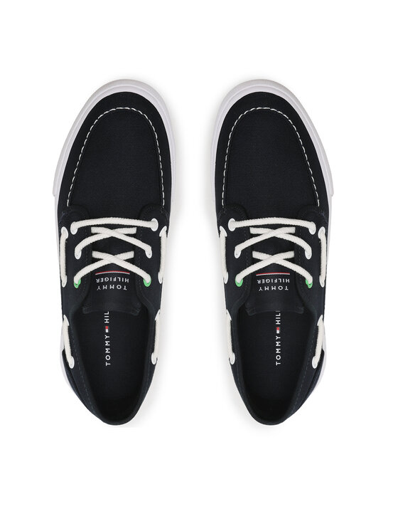 Tommy Hilfiger Zapatillas de tenis Tommy Hilfiger Core Boat Shoe Canvas FM0FM04510 Azul marino