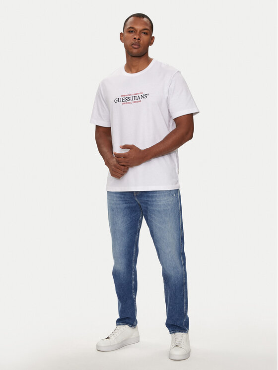 Guess Jeans Guess Jeans Футболка M4YI42 K8FQ4 Білий Regular Fit