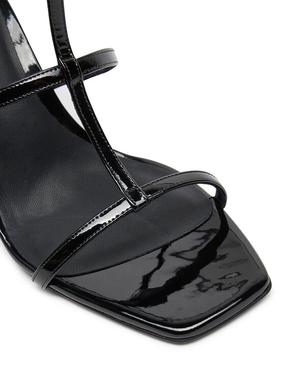Calvin Klein Sandalias Calvin Klein Heel Gladi Sandal 90 Pat HW0HW02312 Negro