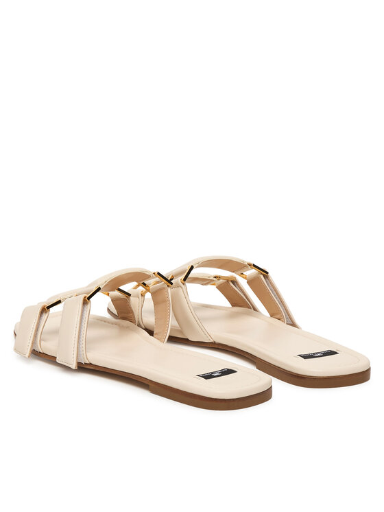 Elisabetta Franchi Шльопанці Elisabetta Franchi SA-50L-62E2-V550 Кремовий
