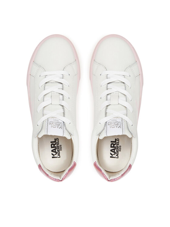 Karl Lagerfeld Kids Снікерcи Karl Lagerfeld Kids Z30377 M Білий