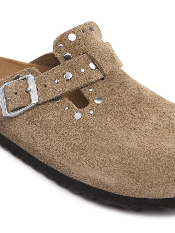 Birkenstock Шльопанці Birkenstock Boston Rivet 1030418 Бежевий