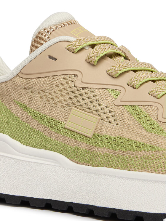 Tommy Jeans Laisvalaikio batai Tommy Jeans Tjw Sporty Knit Runner EN02962 Balta