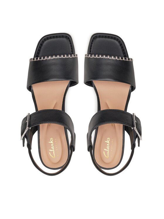 Clarks Босоніжки Clarks Siara65 Buckle 26176341 Чорний