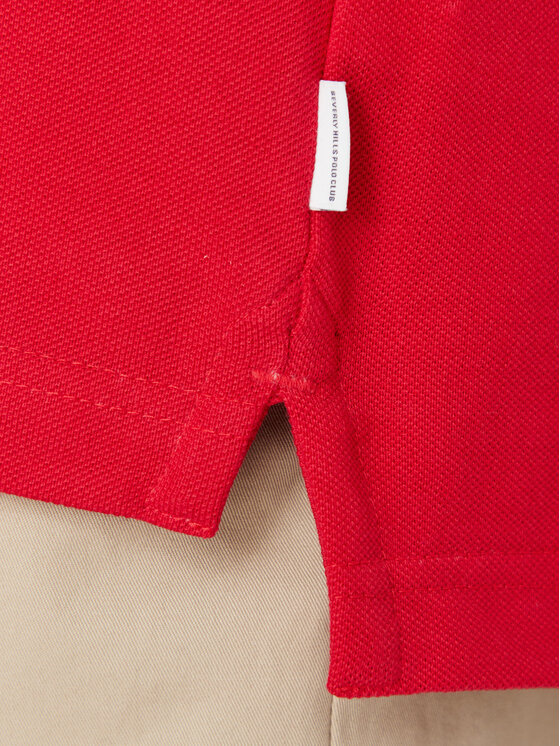 Beverly Hills Polo Club Beverly Hills Polo Club Polo P-SS26M-P2525 Rojo Regular Fit
