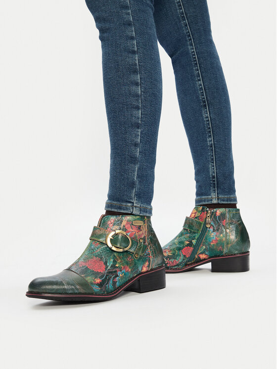 Laura Vita Členková obuv Laura Vita Alice 12 Zelená