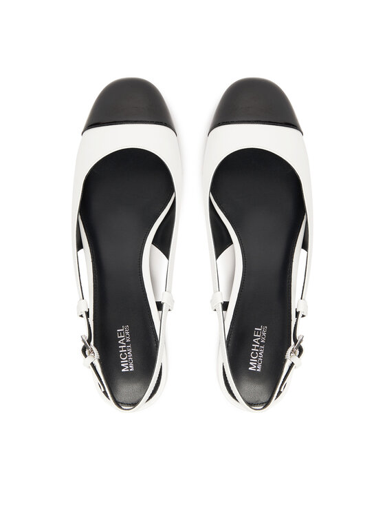 MICHAEL Michael Kors Baleríny MICHAEL Michael Kors Perla 40R4PLFP1L Bílá