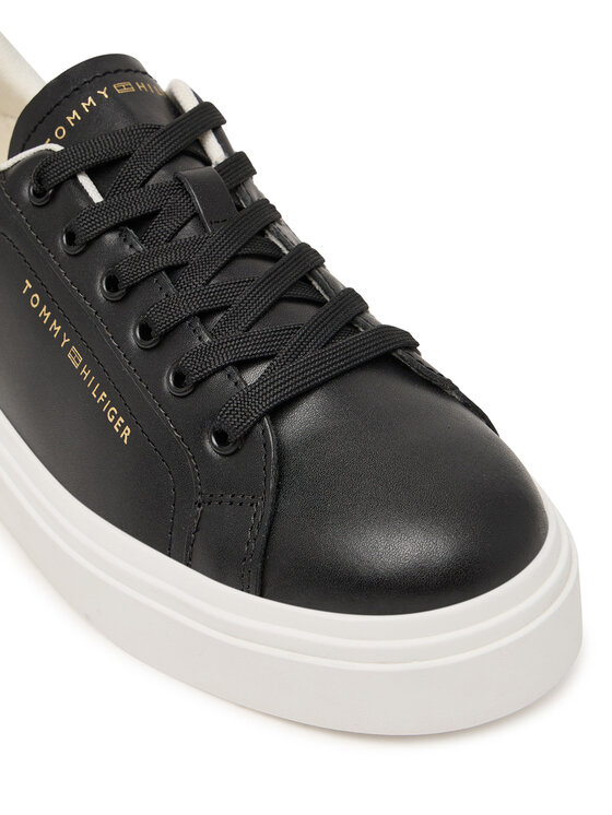 Tommy Hilfiger Laisvalaikio batai Tommy Hilfiger Chic Cupsole FW0FW09107 Juoda