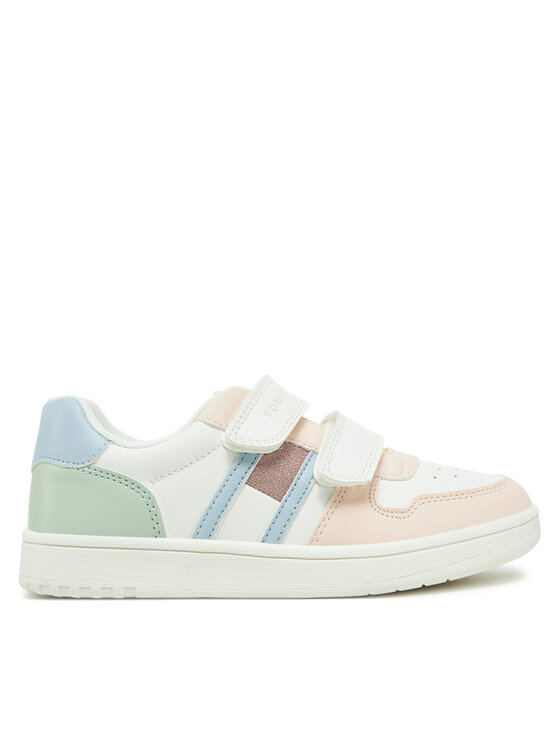 Tommy Hilfiger Sneakersy Tommy Hilfiger Flag Low Cut Velcro SNeaker T1A9-33730-1439 S Kolorowy