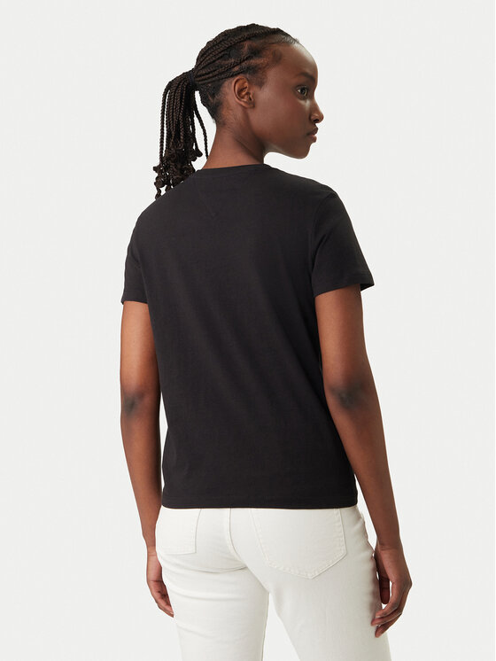 Tommy Jeans Tommy Jeans Camiseta DW0DW22277 Negro Regular Fit