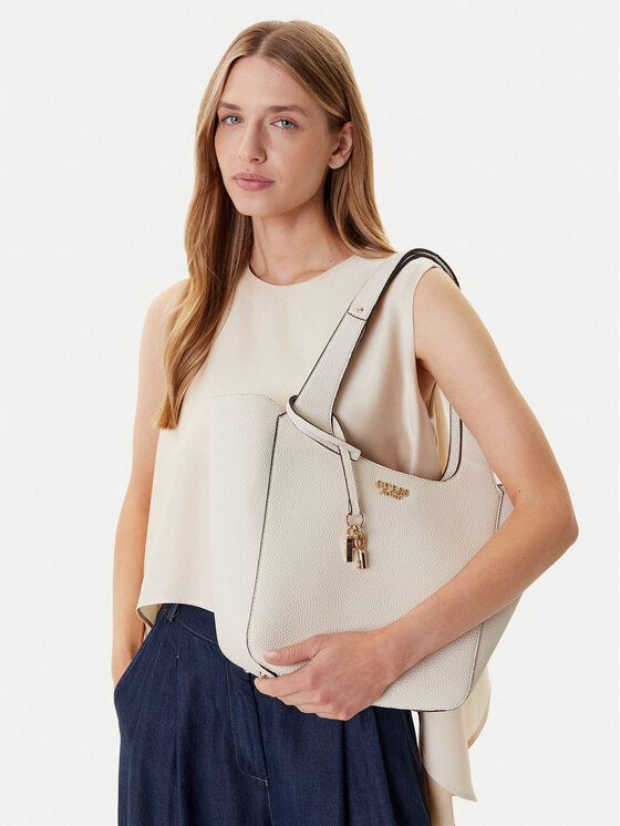 Guess Дамска чанта Guess Calista HWBG73 34220 Бял