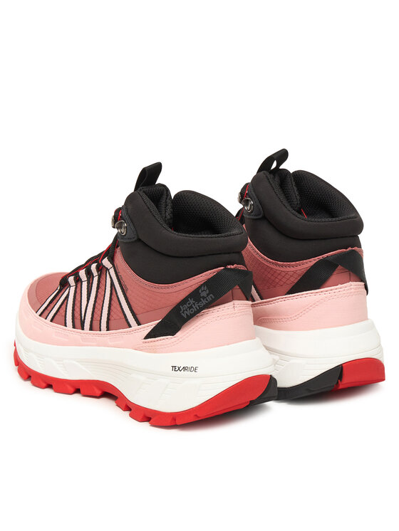Jack Wolfskin Трекінгові черевики Jack Wolfskin Wild Hike Texapore Mid A65580 Рожевий