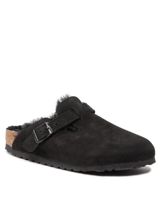 Birkenstock Тапочки Birkenstock Boston Vl/Shearling 0259883 Чорний