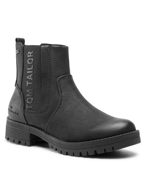 Tom Tailor Členková obuv Tom Tailor 9091009 Čierna