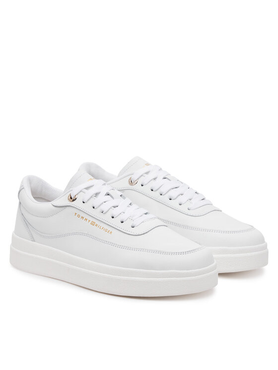 Tommy Hilfiger Sportcipők Tommy Hilfiger Modern Court Sneaker Lthr FW0FW08800 Fehér
