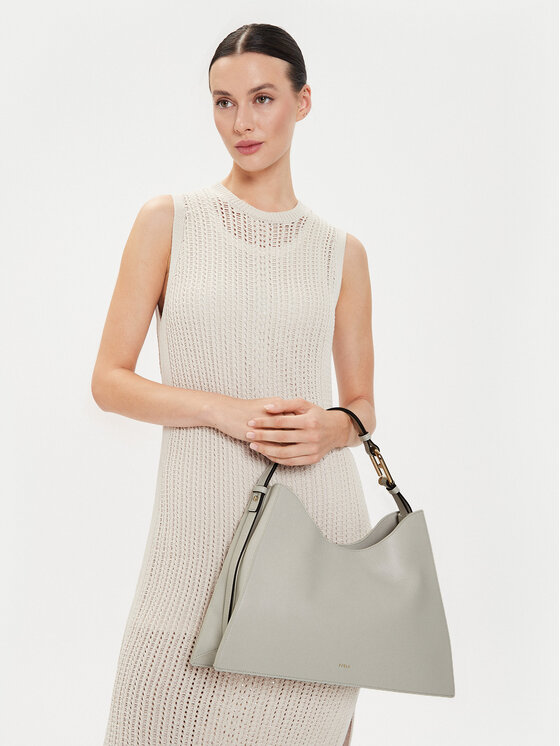 Furla Kabelka Furla Nuvola L Hobo WB01246-BX2045-1704S-1007 Sivá