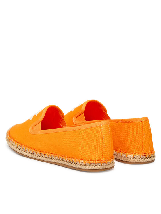 Tommy Hilfiger Espadrilky Tommy Hilfiger Th Script Summer Espadrille FW0FW09240 Oranžová