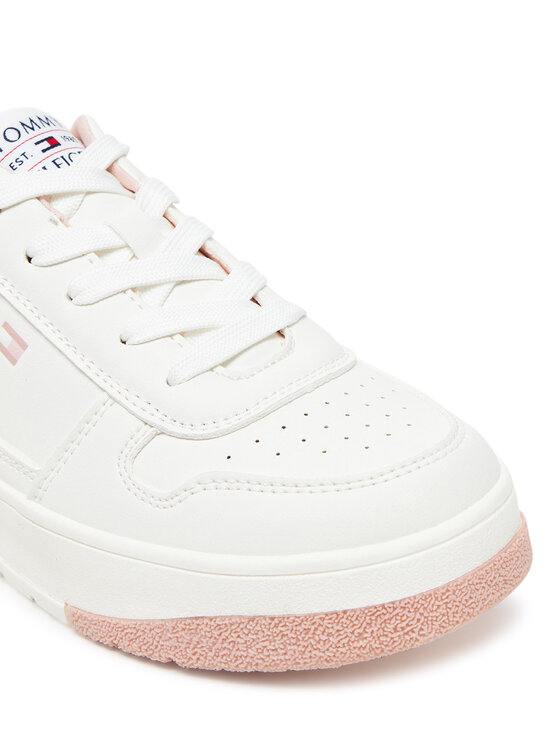 Tommy Hilfiger Сникърси Tommy Hilfiger Low Cut Lace-Up Sneaker T3A9-33740-1355 S Бял