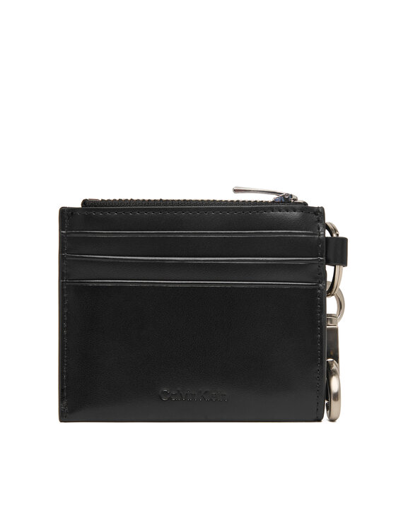 Calvin Klein Etui pentru carduri Calvin Klein Raised Cardholder W/ Clip LV04D1278G Negru