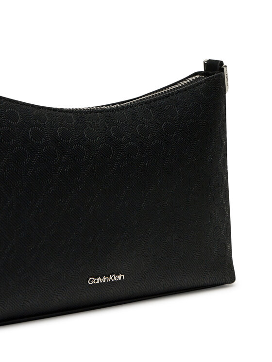 Calvin Klein Geantă Calvin Klein Ck Must Aop Conv Logo Jqd Strap LV04F3099G Negru