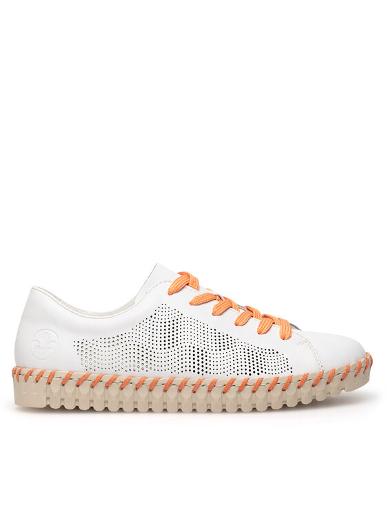 Rieker Sneakers Rieker N1900-80 Alb