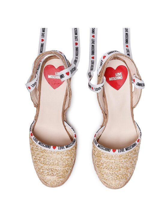 LOVE MOSCHINO Еспадрильї LOVE MOSCHINO JA1047AI0AJQ0107 Бежевий