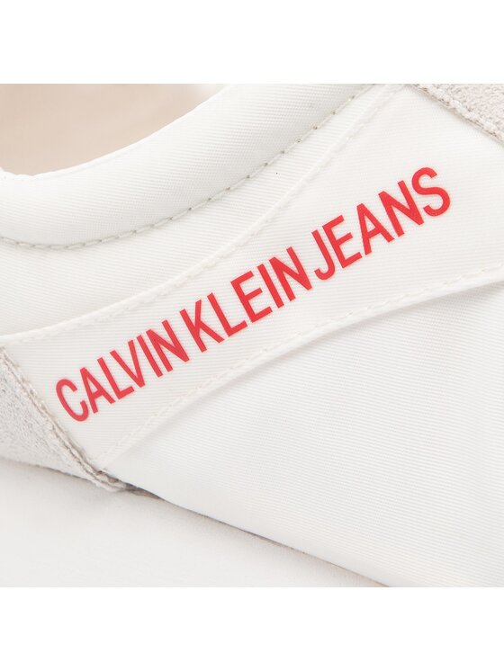 Calvin Klein Jeans Sneakersy Calvin Klein Jeans Jill R8069 Biela