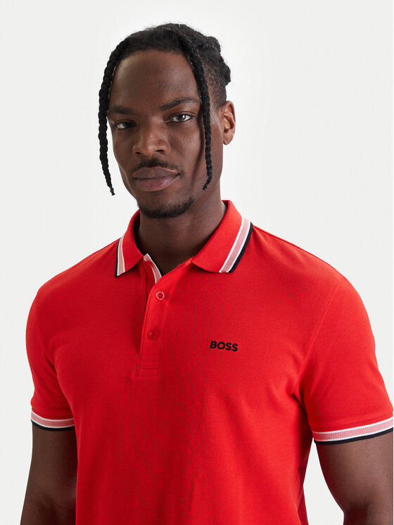 BOSS BOSS Polo Paddy 50469055 Rojo Regular Fit