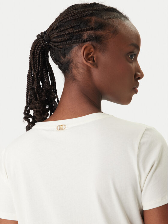 Liu Jo Sport Liu Jo Sport Camiseta TA6155 JS923 Écru Regular Fit