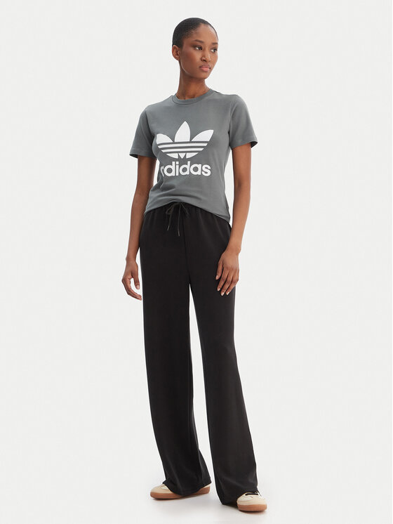 adidas adidas Футболка adicolor Classics Trefoil GN2903 Сірий Regular Fit