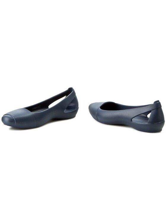Crocs Balerinke Crocs Sienna Flat W 202811 Mornarsko modra