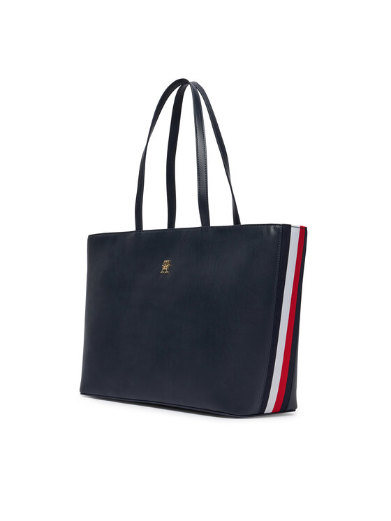 Tommy Hilfiger Borsetta Tommy Hilfiger Im Latam Corp Tote AW0AW17322 Blu scuro