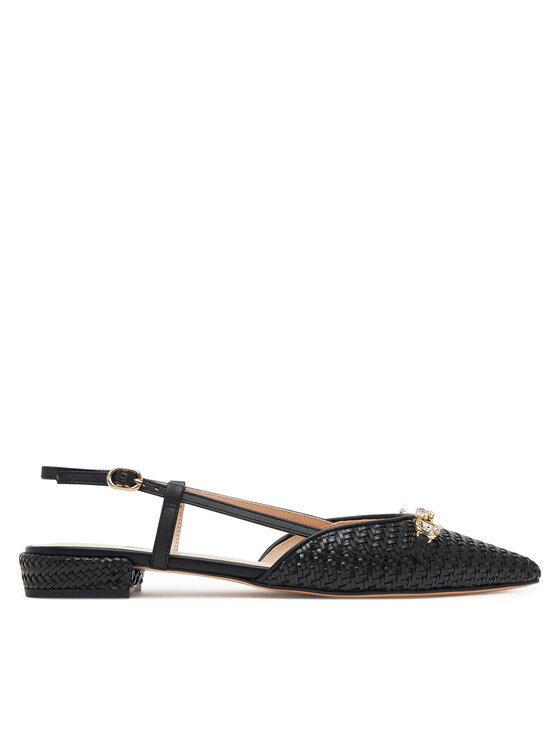 TWINSET Baleríny TWINSET 251TGT052 Čierna