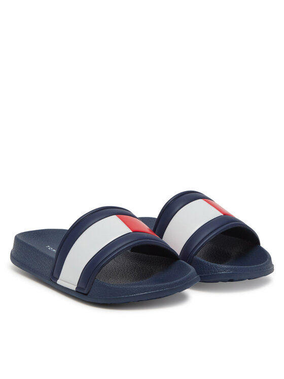 Tommy Hilfiger Şlapi Tommy Hilfiger T3X0-33915-1172 Bleumarin