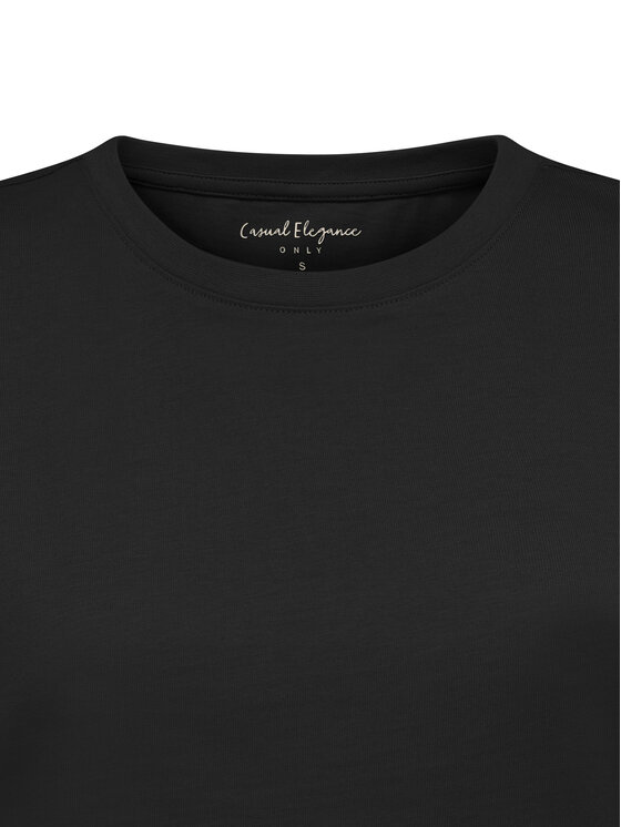 ONLY ONLY Camiseta Freja 15367970 Negro Regular Fit